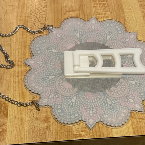 Diamond Art Mandala Wall/Stand Mirror Sealed - Picture 2 of 2